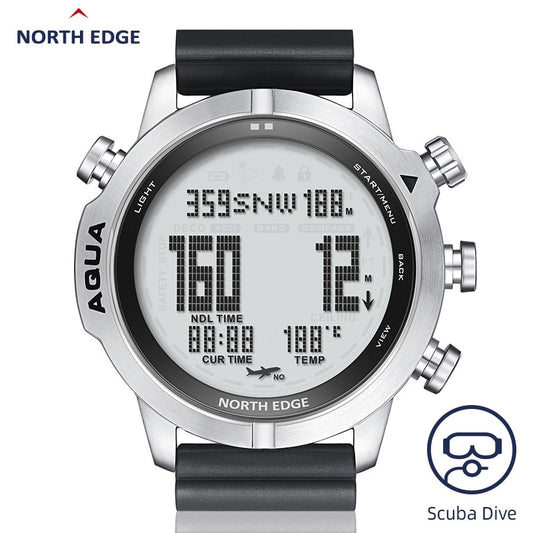 NORTH EDGE Professional Diving Watch For Men Oxygenated