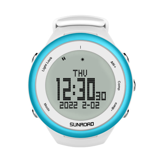 SUNROAD Latest Women Sports Watch White Outdoor Run Fitness Tracker