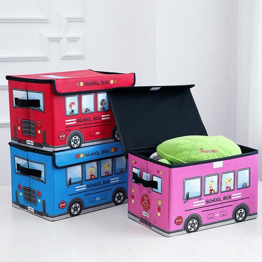 Storage Canvas with Flip-Top Lid for Children Room