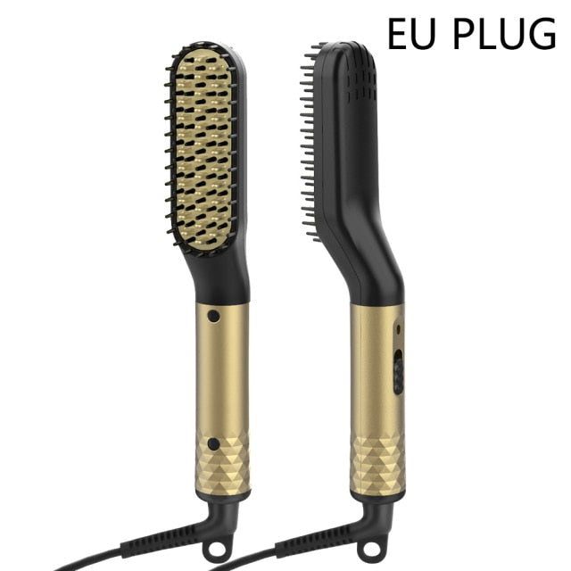 ANLAN Multifunctional Electric Beard Brush and Hair Straightening