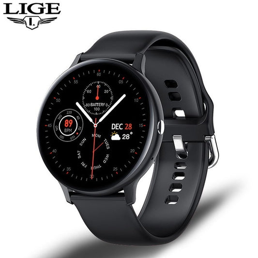 LIGE 2021 New Bluetooth Call Full Touch Screen SmartWatch