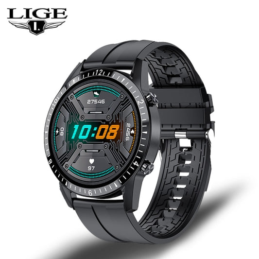 LIGE 2021 New Full Touch Screen IP67 Sport Fitness SmartWatch