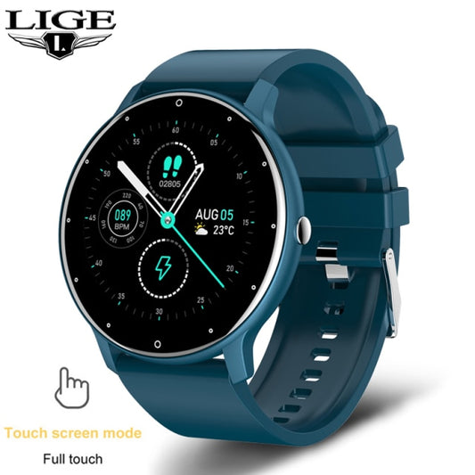 LIGE 2021 New Bluetooth Call Full Touch Screen SmartWatch