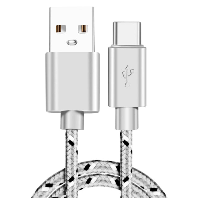 2.4A USB Type C Cable Fast Charging Data Wire