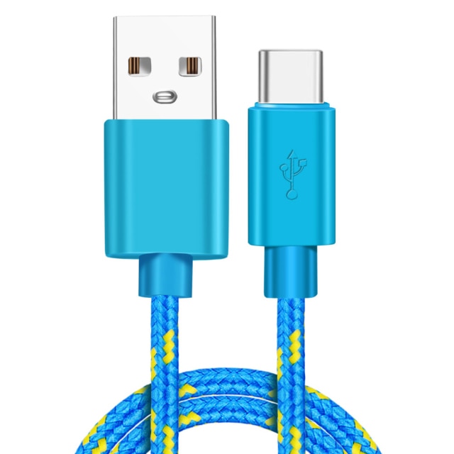 2.4A USB Type C Cable Fast Charging Data Wire