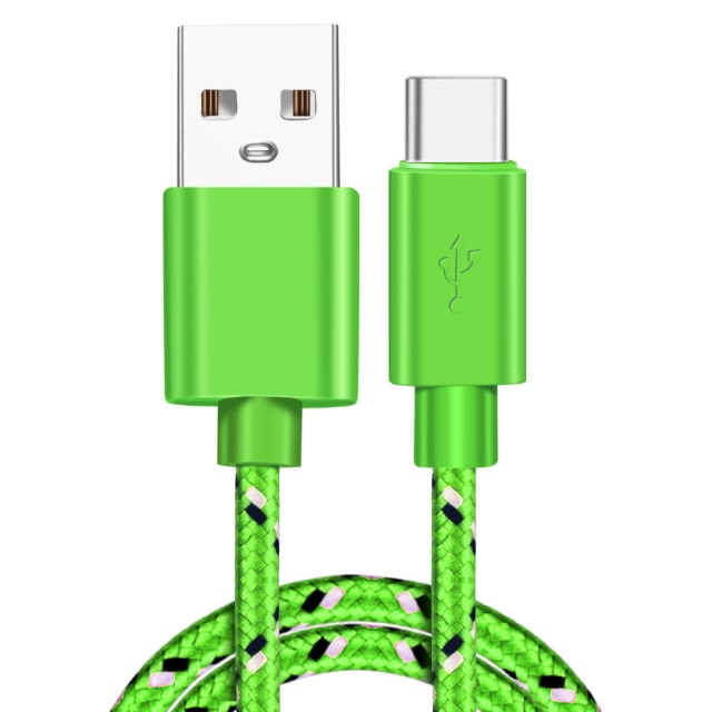 2.4A USB Type C Cable Fast Charging Data Wire