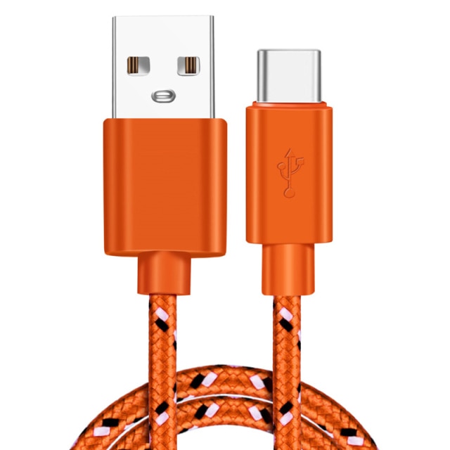 2.4A USB Type C Cable Fast Charging Data Wire