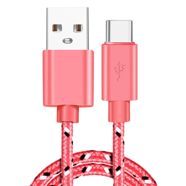 2.4A USB Type C Cable Fast Charging Data Wire