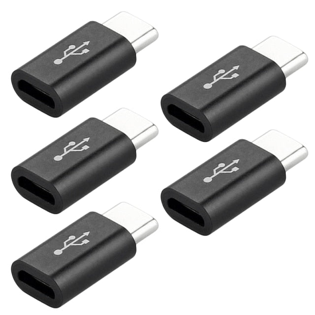 3.1 Micro To USB-C Type-C Data Adapter Converter (5 PCS)