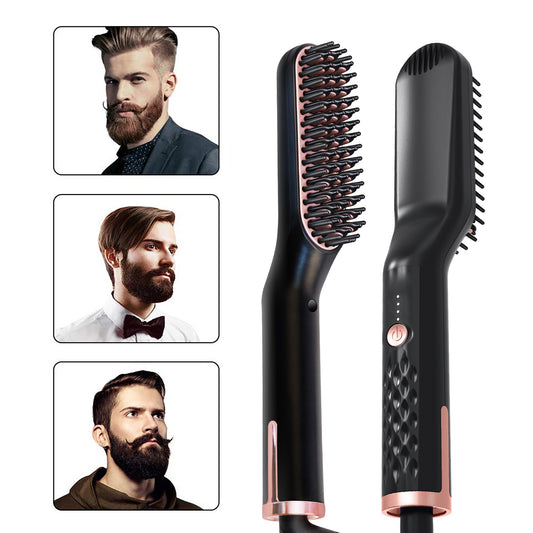 NUAER Multifunctional Electric Hair Comb, Brush and Straightener