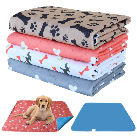 Reusable Pet Urine Pad, 3 Layer Absorbent and Washable Mat