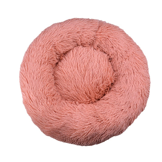 Comfortable Donut Round Ultra Soft Washable Pet Cushion Bed